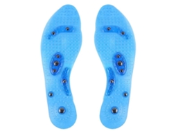 Palmilhas Magnéticas De Acupressão Unissex Para Prevenção Da Fascite Plantar, Com Função De Massagem Para Os Pés.