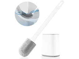 Escova Sanitária de Silicone 3 em 1 com Suporte de Secagem Rápida AQUAFORGE