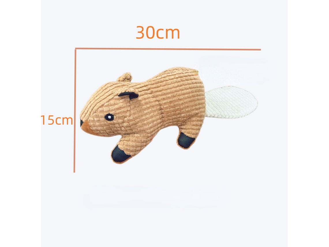 Brinquedo Pet De Mastigar Pelúcia Com Apito Macio Para Filhote