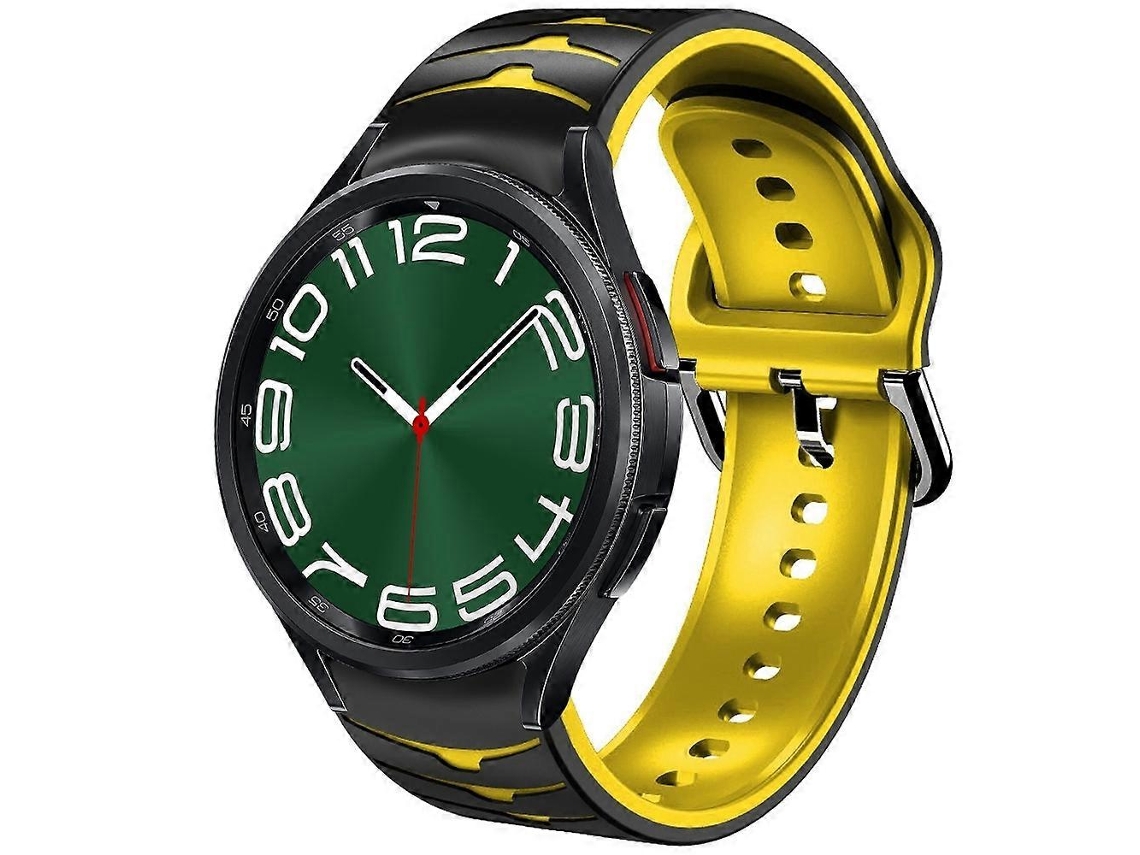 Pulseira De Relógio De Silicone Com Textura Curva