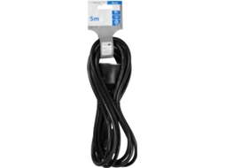 Prolongador 6T VIVANCO 1T M-F 5M (Preto)