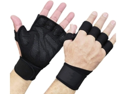 1par De Luvas Esportivas Para Treinamento Funcional Com Suporte Os Punhos, Levantamento De Peso E Fitness, Em Silicone