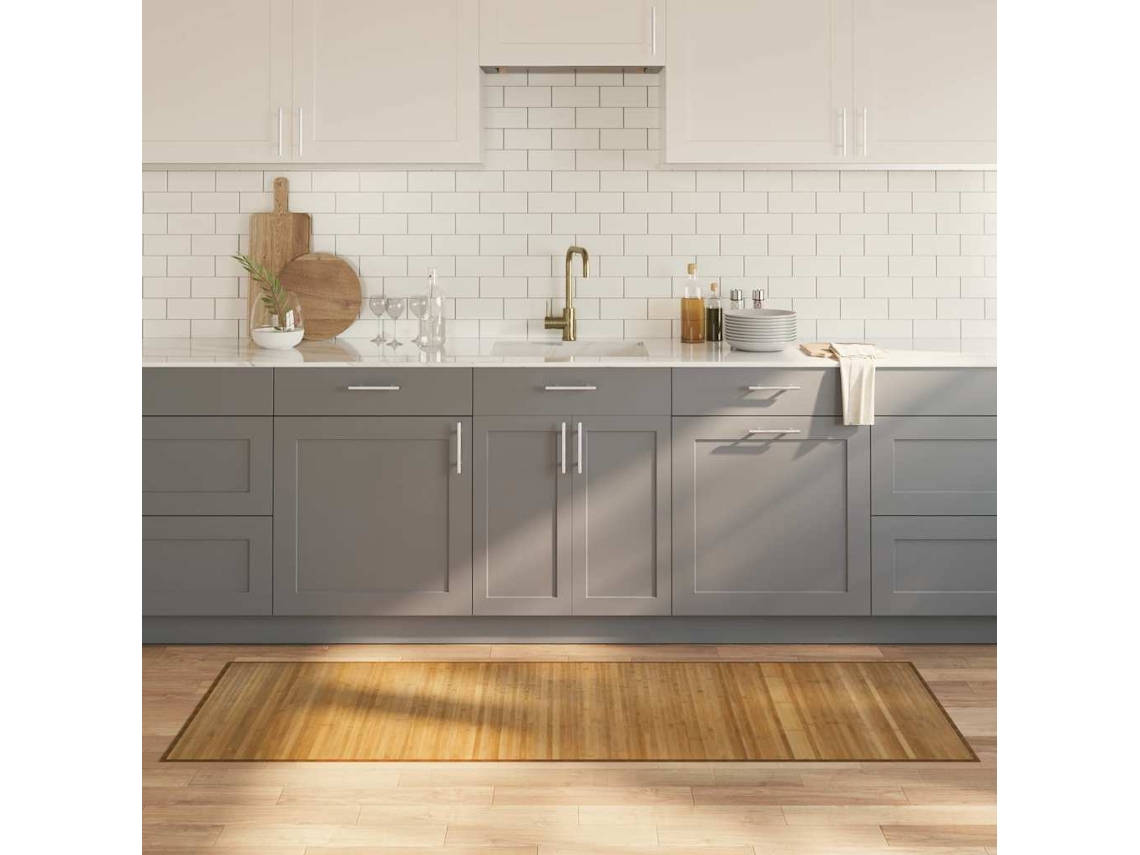 Vidaxl Tapete Retangular 70x200 Cm Bambu Cor Natural