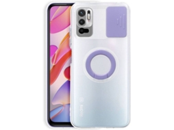 Capa Xiaomi Redmi Note 10 5G HFS-HOUSE com Anel de Suporte (Roxo)
