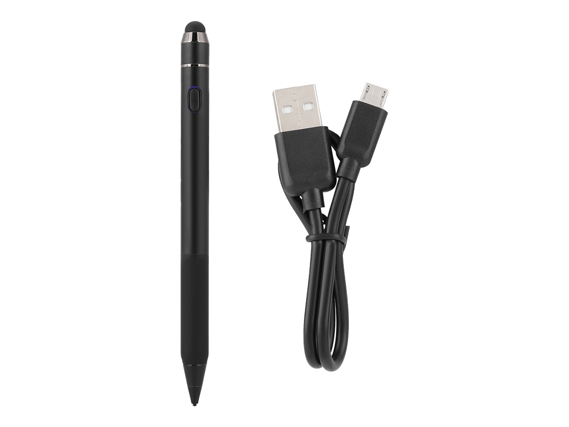 Caneta Capacitiva Ativa, Compatível, Toque De Alta Precisão, Preta A28.