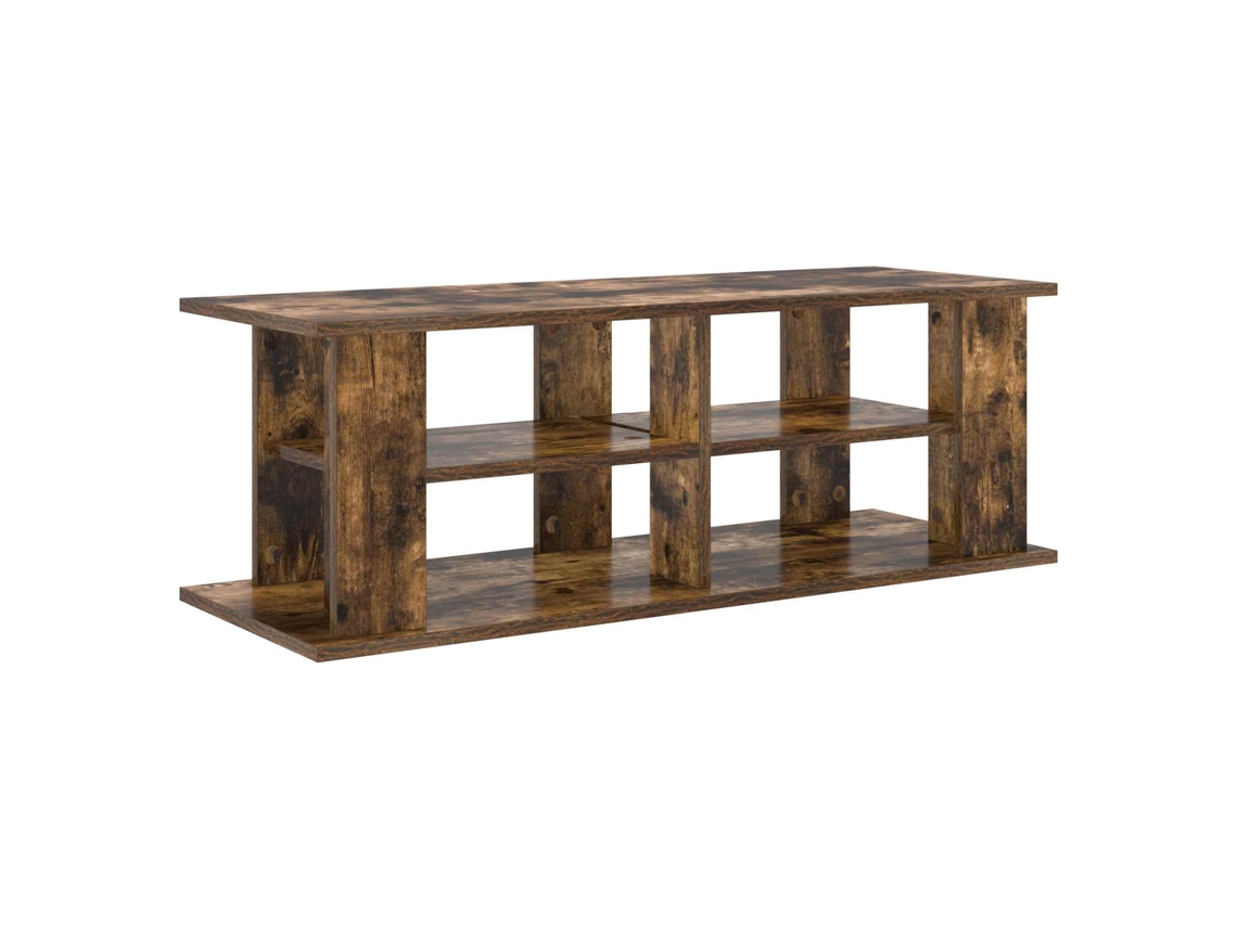 Conjunto 1 Suporte Para Tv Vidaxl Castanho Derivados De Madeira (96 X 35 X 33,5 Cm)