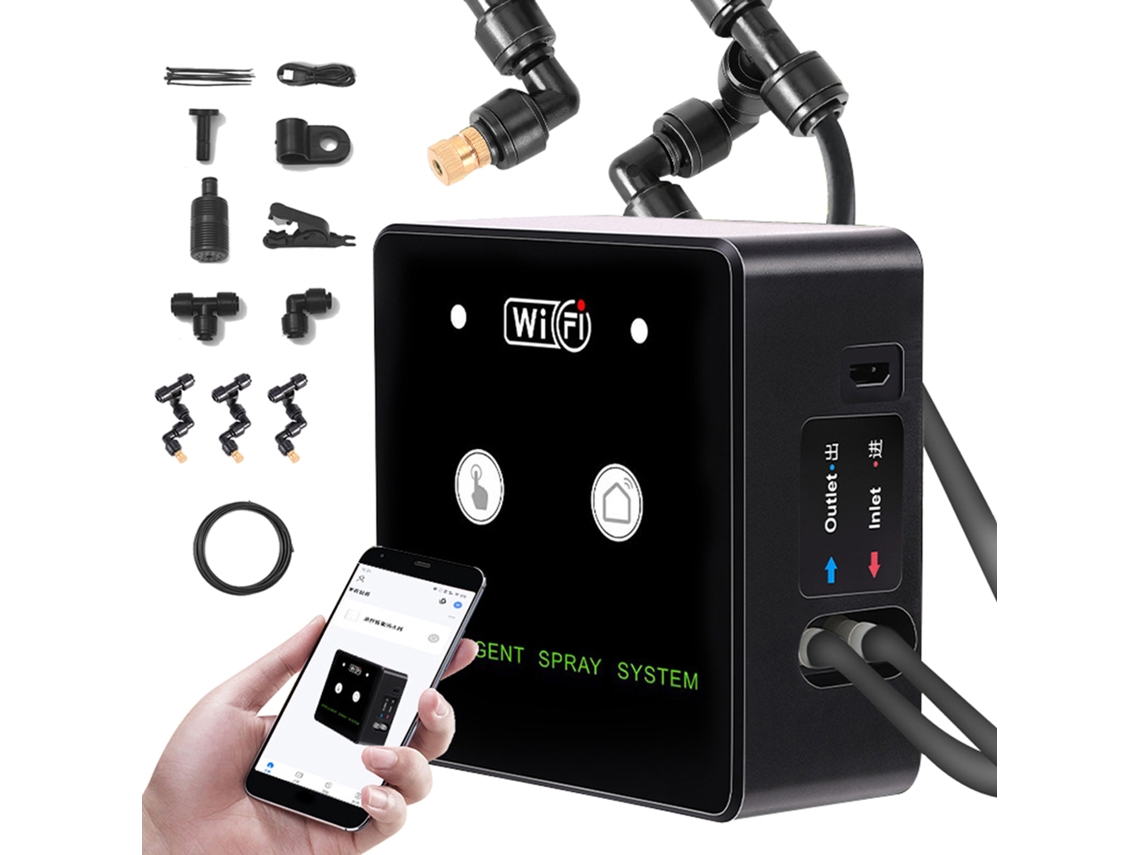 Sistema de Nebulização Temporizada Wi-Fi para Terrário | S/MARCA