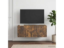 Vidaxl Gabinete De Tv De Parede Carvalho Fumado 78,5 X 41 X 30 Cm