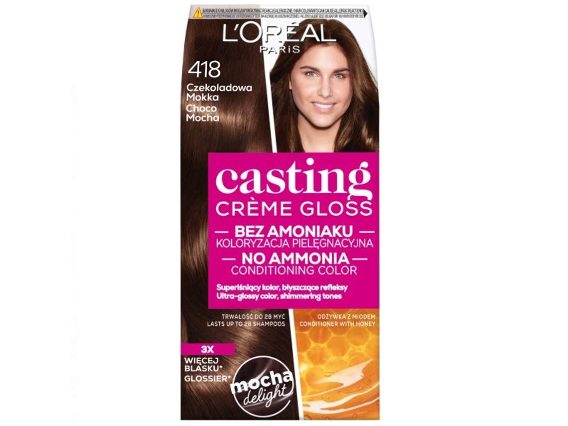 Casting Creme Gloss Cor De Cabelo 418 Mocha Chocolate Loreal Paris
