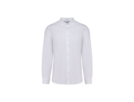 Sweatshirt de Homem KARIBAN PREMIUM Oxford Branco (2XL)