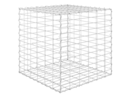 Gabion Raised Bed, Gabion Raised Beds Vidaxl Prateado Aço (60 X 60 X 60 Cm)