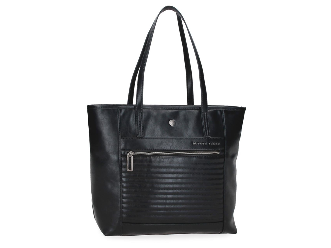 Mala para portátil 15" e tablet 12" Pepe Jeans Biker preta