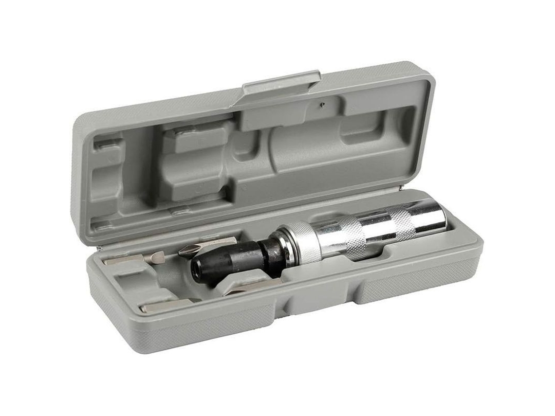 Conjunto De Parafusadeira De Impacto, Parafusadeira De Impacto + 4 Bits, 5 Em 1, Sem Baterias, Multicolorido