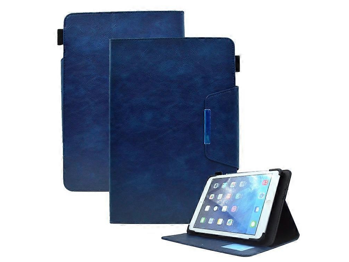 Capa Protetora Para Tablet De 10 Polegadas Em Couro Pu Com Suporte, Estilo Carteira, Fina E Leve.