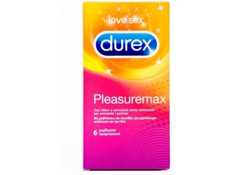 Preservativos DUREX Pleasuremax (6 Unidades)