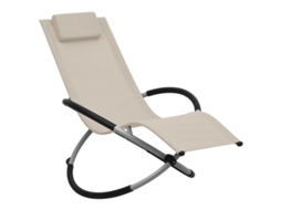 Children's Sun Lounger, Children's Sun Loungers Vidaxl Creme Metal (n/a)