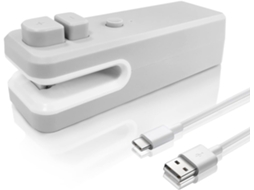 Seladora De Sacos Plásticos, Mini Seladora De Sacos, Térmica 2 Em 1, De Recarregável, Ideal Para Armazenamento De Alimentos, Lanches