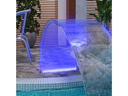 Vidaxl Fonte De Piscina Com Luzes Led Rgb 50 Cm Acrílico