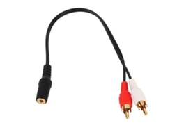 Adaptador Mini Jack 3,5mm para Rca LAXISCREED
