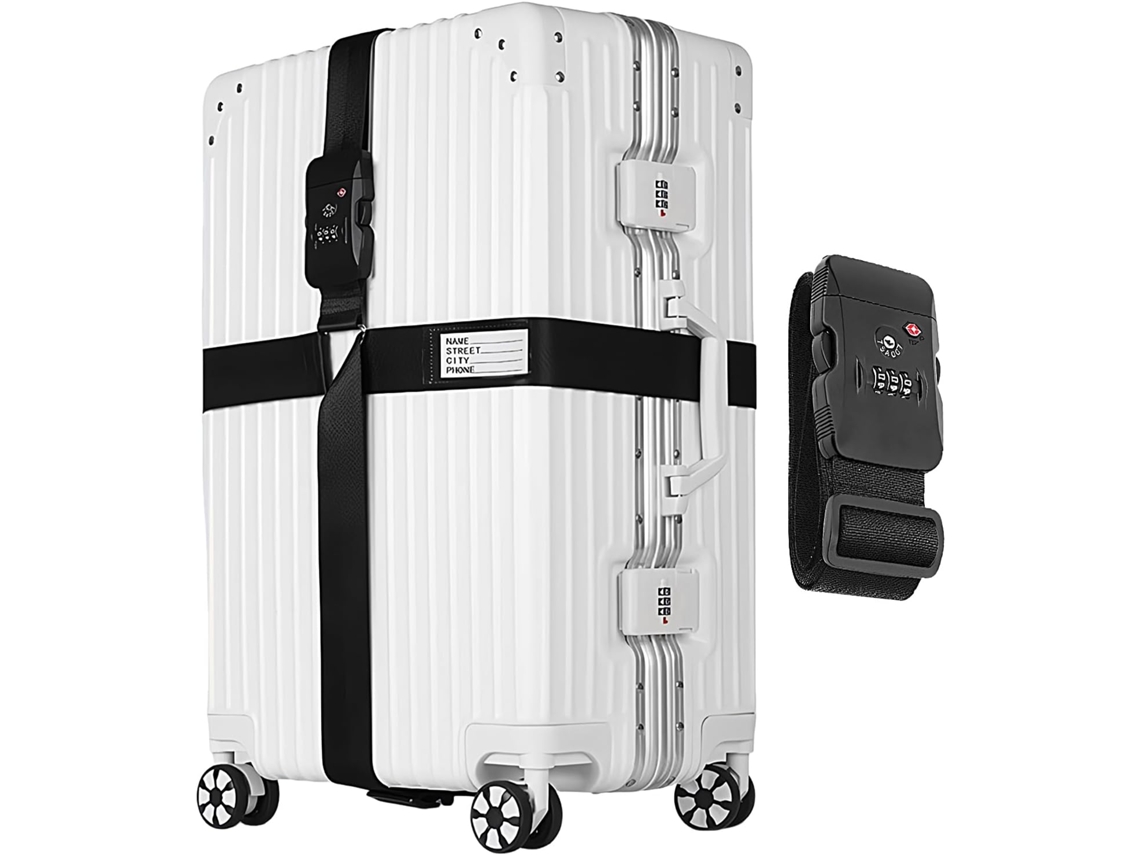Correias Para Malas De Avião – Bagagem, Equipamento De Viagem Flexível, Correias Ajustáveis Para Malas, Correias De