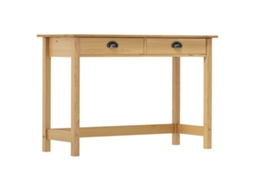 Vidaxl Mesa Consola Hill C/ 2 Gavetas 110x45x74 Cm Pinho Maciço
