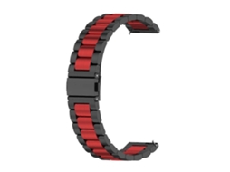 Pulseira De Aço Com Três Contas Para Relógio Huawei Gt 3 Pro De 46 Mm