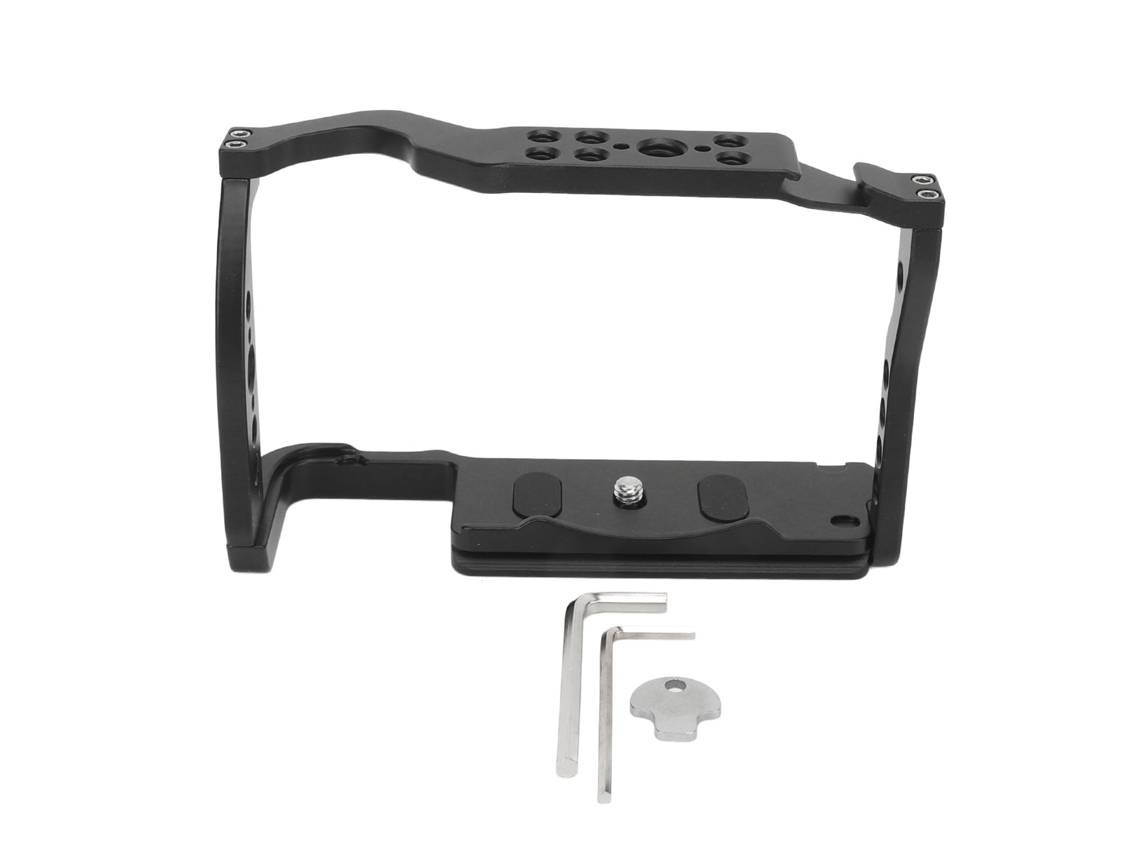 Full Camera Cage For Fujifilm X S20 Aluminum Alloy Protective Camera Video Rig With 1/4 3/8 Inch Hole Cold Shoe Mount For Video Making Vlogging