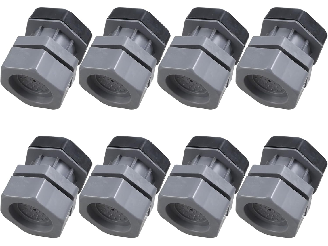 Conjunto De 8 Pés Amortecimento Ruído, Tapete Para Base Máquina Lavar