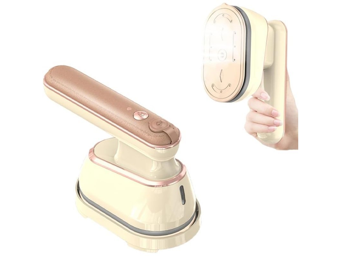 vaporizador de roupas portátil 800w, vaporizador de viagem com modos de passar a seco e molhado