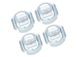 Conjunto De 4 Anéis E Cintas De Amarração Em Aço Inoxidável, Resistentes E Fáceis De Usar.