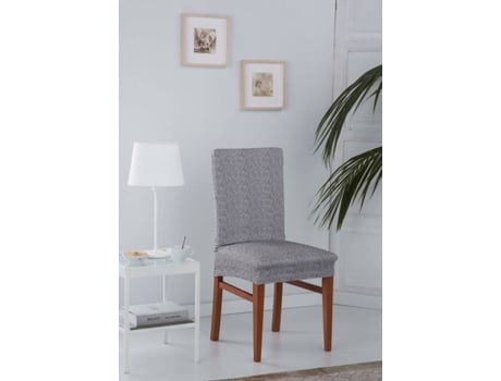 Capa Ajustável de Cadeira Completa ESTORALIS Alba Castanho (Póliester e Algodão - 40-55 x 40-50 cm)