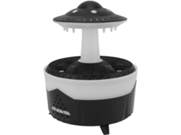 Umidificador Com Controle Remoto, Som De Chuva, Aromaterapia, Luzes Coloridas, Temporizador
