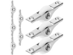 Conjunto De 8 Roletes Com Rolamentos De Esferas Metálicas Para Portas Francesas De 25 Mm.