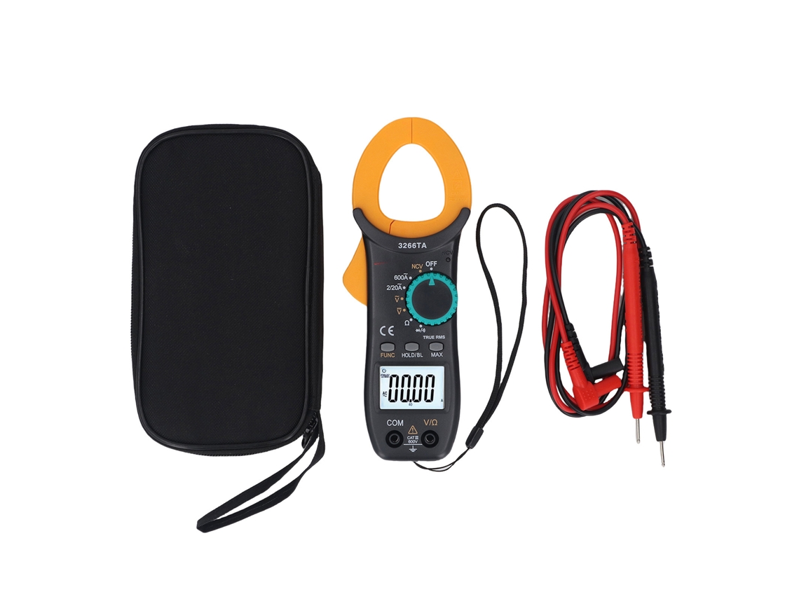 Pinza Amperimétrica Digital True Rms Medidor Corriente Ac Voltaje Ac/dc Multímetro