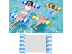 Boia De Piscina Tipo Rede Para Adultos, 4 Em 1, Inflável E Multifuncional, Em Pvc, Para Relaxar Na Água.