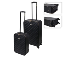 Suitcase, Suitcases Proworld Preto Couro Artificial (n/a)