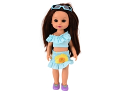 Primerox boneca Fashion 14 Polegadas de Silicone Lavável com Óculos e Trajes para Meninas