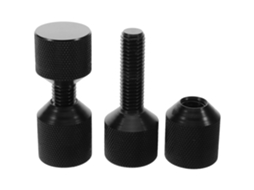 Kit Com 2 Pinos Guia De Liga De Alumínio 6061 De 1-1/8 Polegadas Com Furo Duplo.