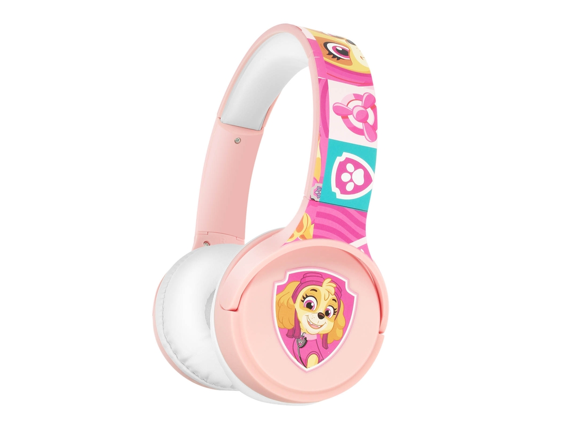 Forever Auscultadores bluetooth Padrão especial Stella Patrol para crianças Rosa