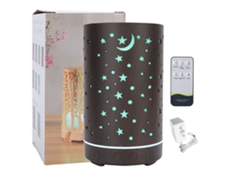 Humidificador Difusor De Aroma Com Luz De 7 Cores Estrela Oca De Escritório 200ml