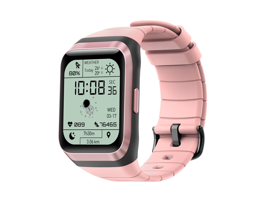 Smartwatch YIZHOOD Te401 Ecrã Tátil Hd 1.69Inch Fitness Tracking Ip68 para Android e Ios Rosa