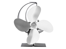 Laxiscreed Ventilador De Calor Para Lareira A Lenha Com Design De 4 Pás, Alta Eficiência E Fácil De Usar
