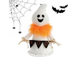 Decorações de Halloween: Fantasma em miniatura com cachecol |