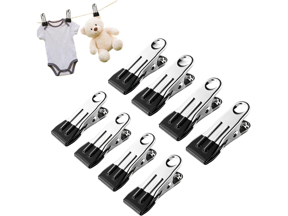 Prendedores de Roupa Resistentes, Ganchos para Cabides, Varal Secar Lavanderia, Uso Externo, Casa, CHABERLU