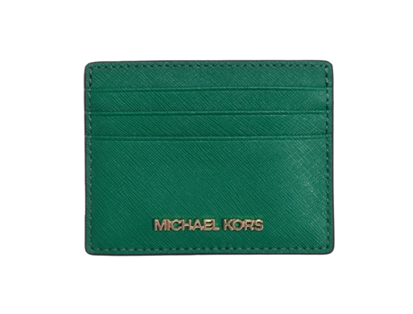 Porta-cartões Porta-Cartões de Homem MICHAEL KORS BAGS Pele Verde (Tamanho Único)