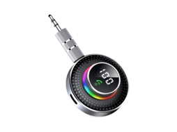 Transmissor Fm YIZHOOD J47 Bluetooth 5.3 Led Display Aux Bluetooth Áudio Sem Fio para Tv Alto-Falantes Carro Mp3 Preto
