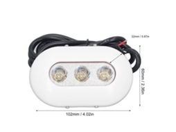 Laxiscreed Vias De Iluminação Subaquática Marine Ip68 Em Aço Inoxidável Para Ambientes Aquáticos