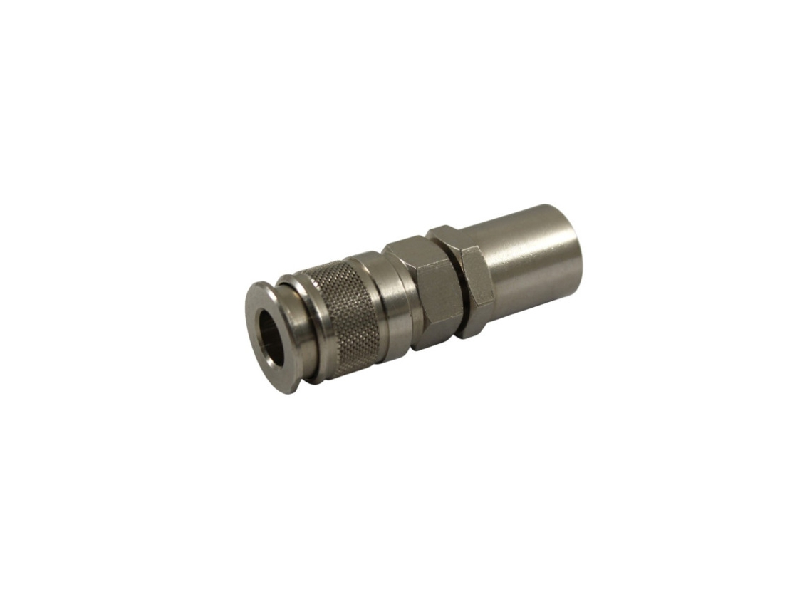 Tomada De Ar P/ Mangueira Cromado 10mm
