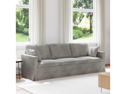 Vidaxl Sofá Cinzento-claro 228 X 78 X 80 Cm Veludo