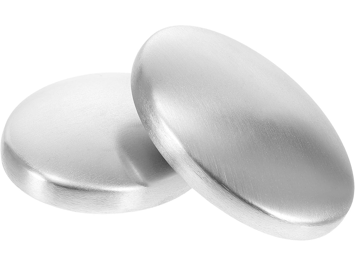 Conjunto de Sabonetes em Barra para a Maior Qualidade em Aço Inoxidável Prateado, que Eliminam Odores.